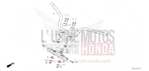 HANDLE PIPE/TOP BRIDGE CL500AS de 2025